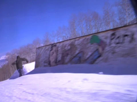 Snowboard 2 Stock Footage 799690