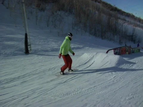 Snowboard 22 Stock Footage 799656