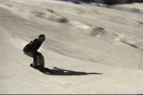 Snowboard air 7 Stock Footage 107752
