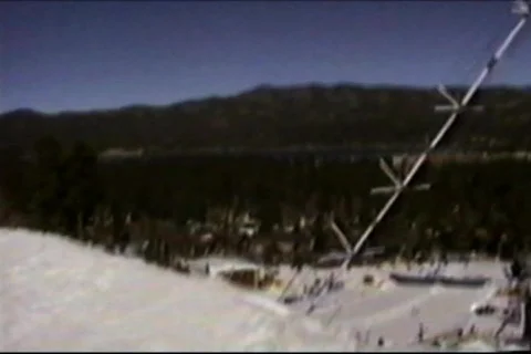 Snowboard air Stock Footage 107756