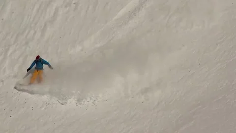 Snowboard alaska Stock Footage 141307878