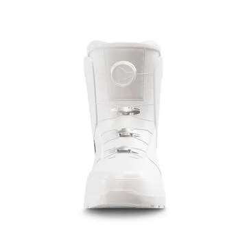 A snowboard boot image isolated on a white background Stock Illustration