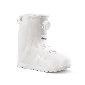 A snowboard boot image isolated on a white background Stock Illustration