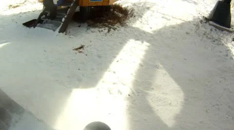 Snowboard chair lift Stock Footage