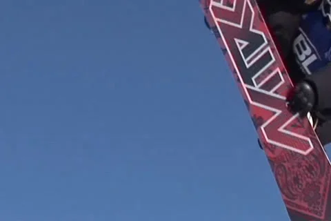 Snowboard Crash Video stock 27130670