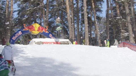 Snowboard Stock Footage 1215069