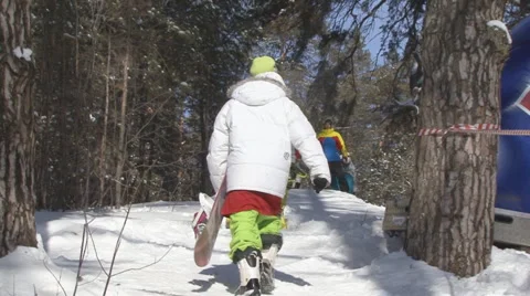 Snowboard Stock Footage 1215123