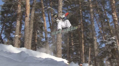 Snowboard Stock Footage 1234053