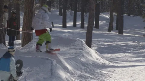 Snowboard Stock Footage 1234136