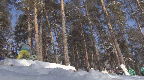 Snowboard Stock Footage 1238394