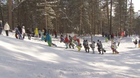 Snowboard Stock Footage 1239885