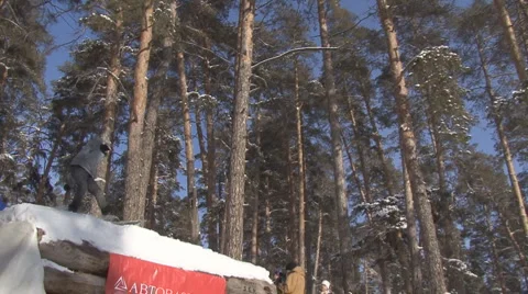 Snowboard Stock Footage 2038117