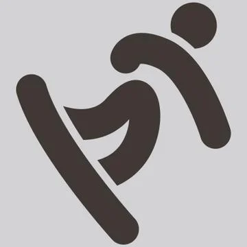 Snowboard icon Stock Illustration