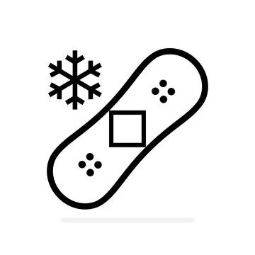 Snowboard icon. winter icon vector illustration Illustrazione stock