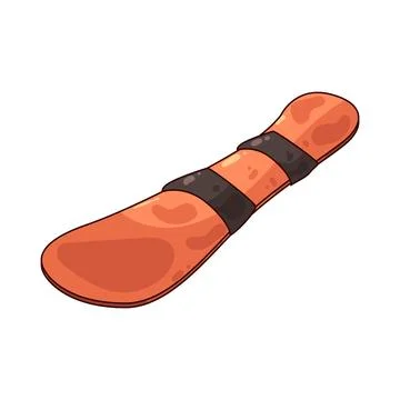Snowboard illustration Stock Illustration