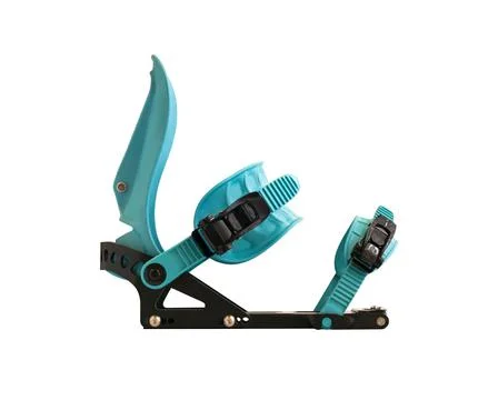 Snowboard or splitboard binding 스톡 사진