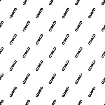 Snowboard pattern seamless Stock Illustration