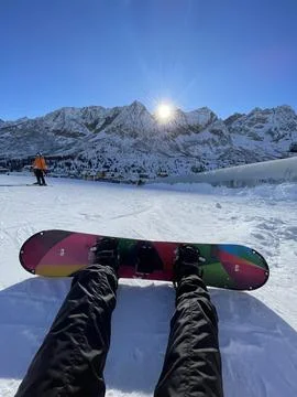 Snowboard Stock-Fotos