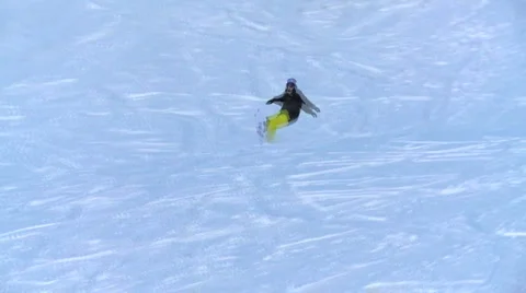 Snowboard spin Motion JPEG Stock Footage 904750