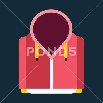 Snowboard sport clothes jacket design element item snowboarding vector Stock Illustration