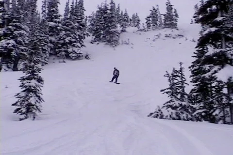 Snowboarder Stock Footage 548974