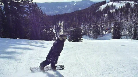 Snowboarder Video stock 665241