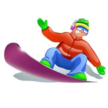 Snowboarder Stock Illustration