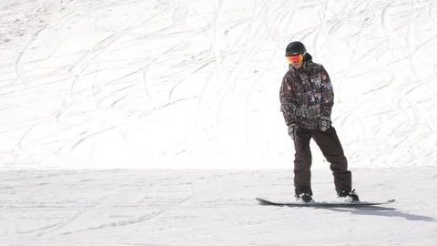 Snowboarders Stock Footage 74413487