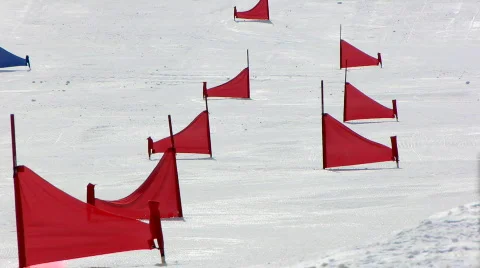 Snowboarding 4  Stock Footage 683339