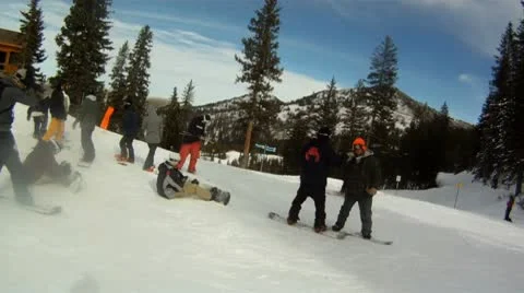 Snowboarding day Vidéo 9487385