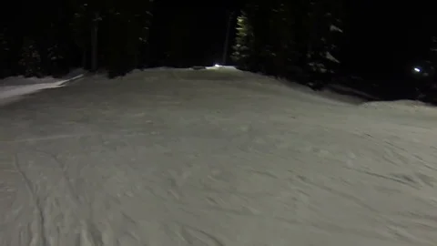 Snowboarding down the mountain Stock Footage 72261285