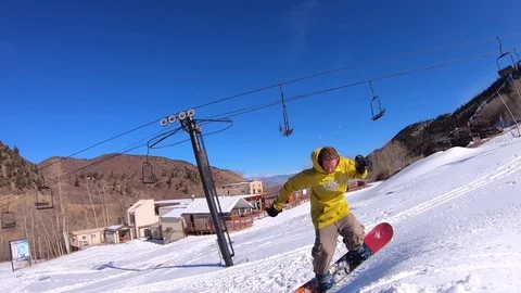 Snowboarding Stock Footage 120116241