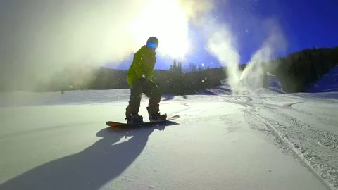 Snowboarding Stock Footage 140496748