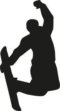 Snowboarding freestyle Stock Illustration