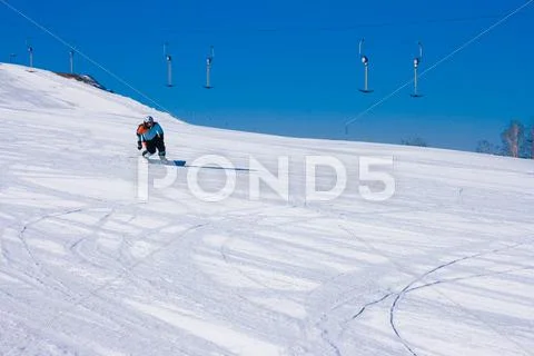 Snowboarding. Stock Photos