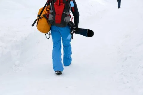 Snowboarding Stock-Fotos