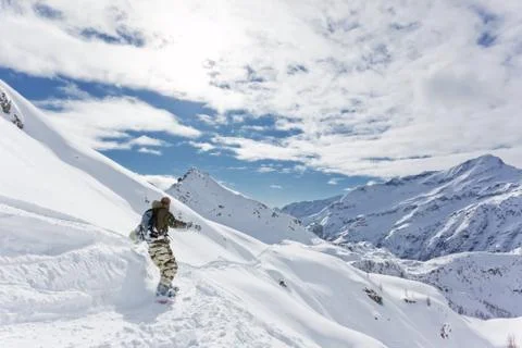Snowboarding Stock Photos