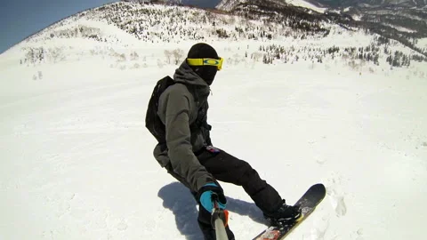 Snowboarding Ride Video stock 327624191