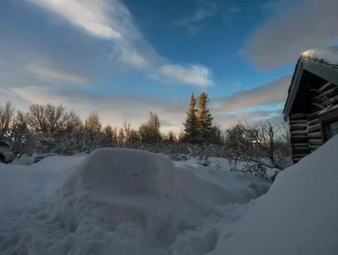 Snowbound Foto stock