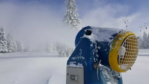 SnowCanon Stock Footage 145727385