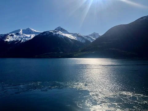 Snowcap Mountains Stock Photos