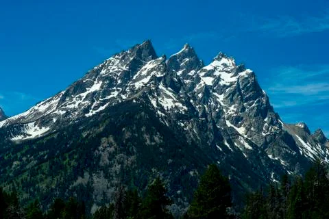Snowcapped Mountain Stock Photos