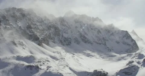 Snowcapped mountains Stock Footage 62770589