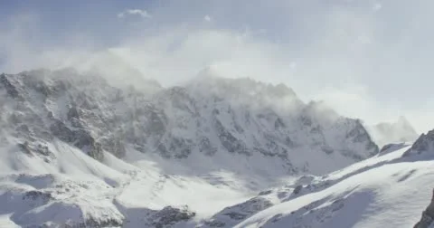 Snowcapped mountains Stock Footage 62770646