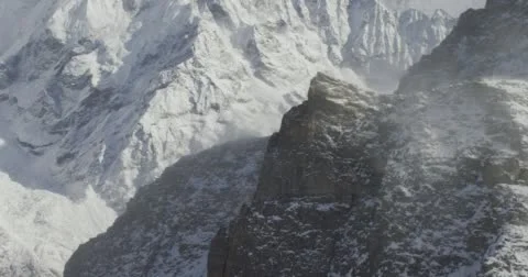 Snowcapped mountains Stock Footage 62770748