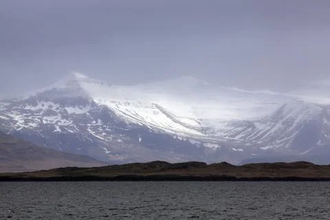 Snowcapped mountains Stock Photos