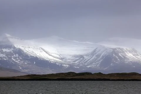 Snowcapped mountains Stock Photos