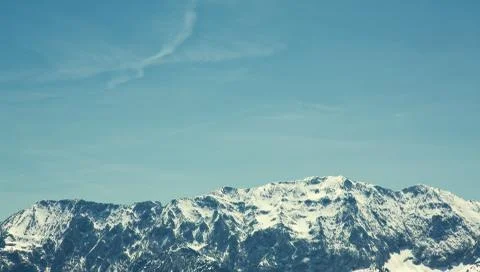 Snowcapped Mountains Stock Photos