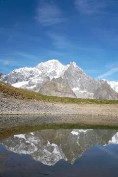 Snowcapped peaks Stock Photos