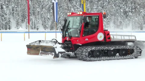 Snowcat 01 Stock Footage 36174390